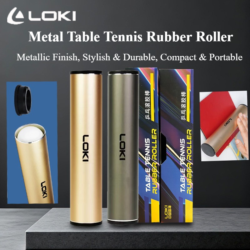 Table Tennis Olympics - LOKI Metal Masa Tenisi Kauçuk Rulo