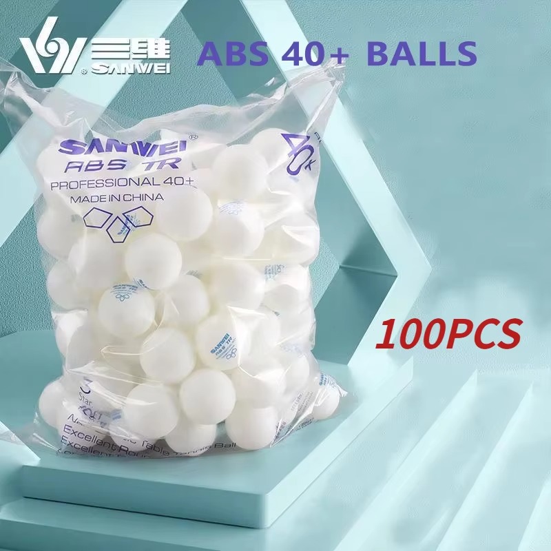 50/100 adet SANWEI TR 3 Yıldız - Table Tennis Olympics incelemesi ve fiyatı